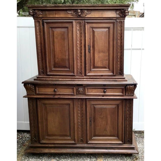 17th Century Italian Walnut Cabinet For Sale - Image 12 of 12