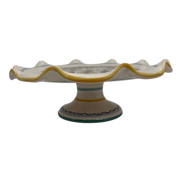 Deruta Italian Cake Plate For Sale