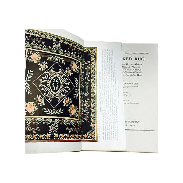 Hardcover of 'The Hooked Rug' by William Winthrop Kent published New York: Dodd, Mead & Company, 1930. 210 pages. Original...