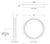Thomas O'Brien for Visual Comfort Signature Tricia 24" Illuminated Round Mirror in Polished Nickel For Sale - Image 9 of 11