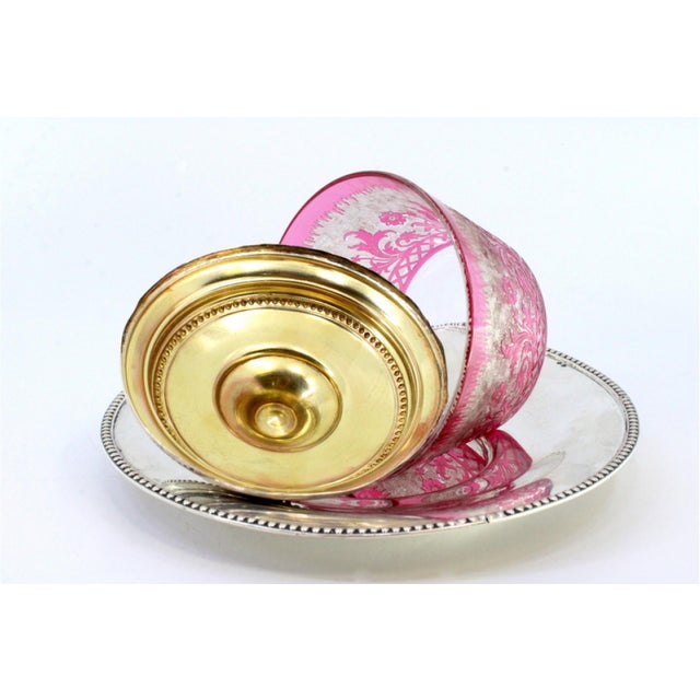 Candy Box with Pearlescent Silver Plate For Sale - Image 3 of 8