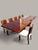 French Art Deco Dining Room Set in Mahogany, 1930s, Set of 7 For Sale - Image 10 of 13
