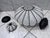 Glass Mid 20th Century Venetian Murano Latticino Caged Pendant Light For Sale - Image 7 of 9