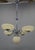 Art Deco Chrome and Glass Chandelier, 1930s For Sale - Image 4 of 14
