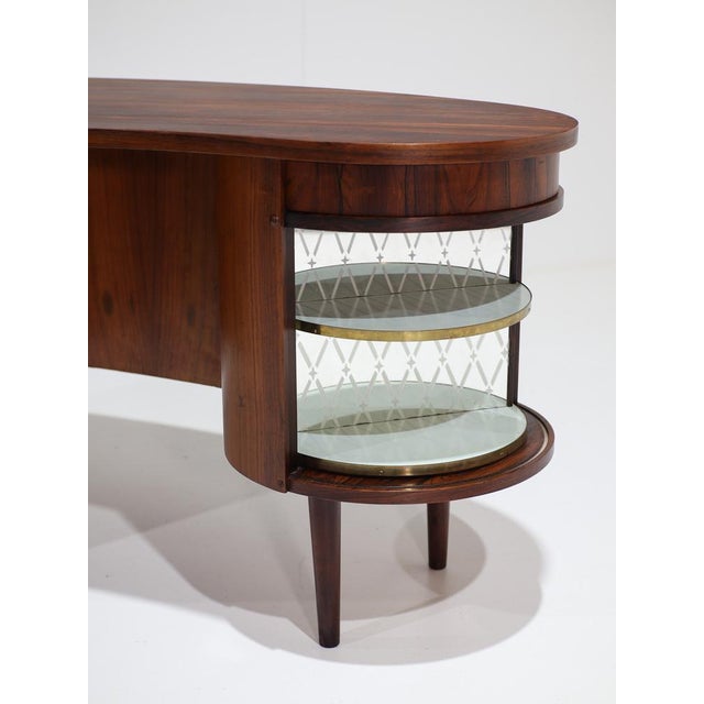 Model 54 Kidney Desk from Feldballes Møbelfabrik, Denmark, 1960s For Sale - Image 7 of 18