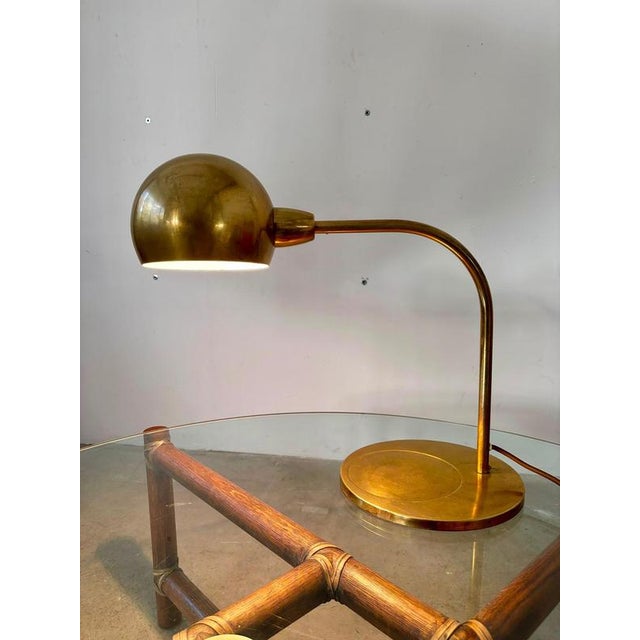 Model 25 Brass Table Lamp by Sergio Asti for Candle, 1960s For Sale - Image 6 of 10