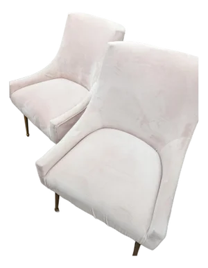 Beautiful Vintage Velvet Chairs (X2)