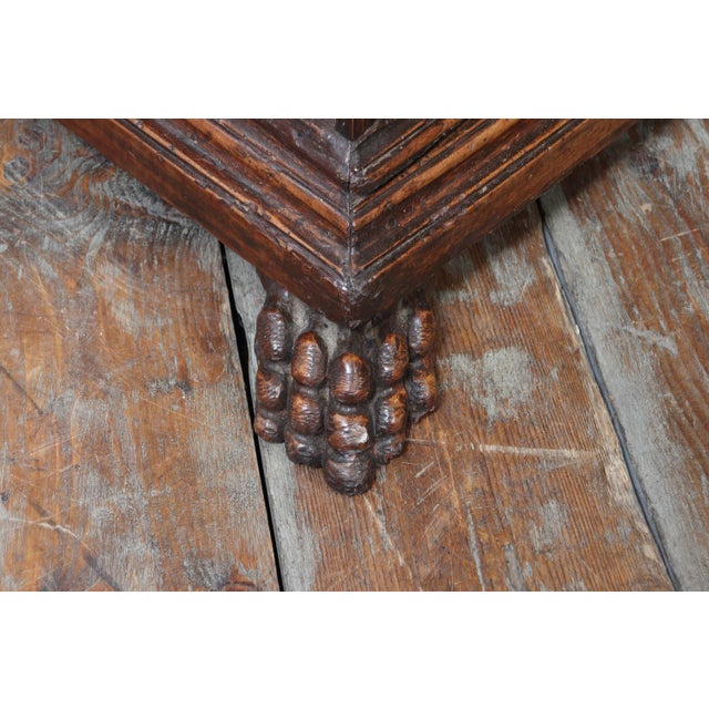 Wood Early 17th Century Italian Walnut Cassettone, 1640s For Sale - Image 7 of 16