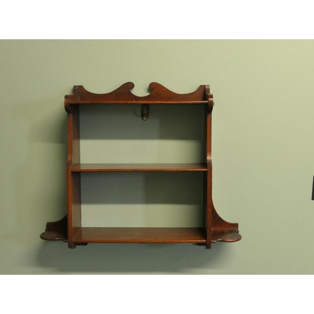 Arts and Crafts Wall Hanging Shelves, 1900 For Sale - Image 3 of 7