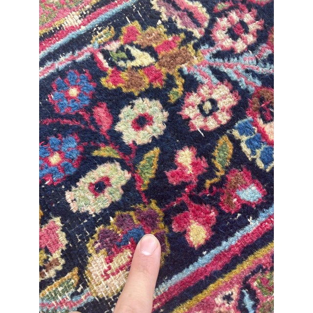 Green Antique Classical Piece with Signature Jewel Tones with Lime Greens Rug 10 x 13.4 For Sale - Image 8 of 18