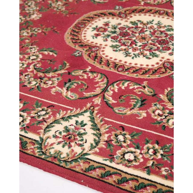 Gold Middle Eastern Hand-Knotted Rug For Sale - Image 8 of 9