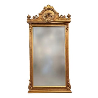 French Freestanding Full Length Mirror For Sale