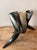 Metal Vintage Boho Horn Trio Vase For Sale - Image 7 of 11