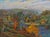 Original Autumn Landscape Oil Painting, Ukrainian Art, 1970s 60-80 For Sale