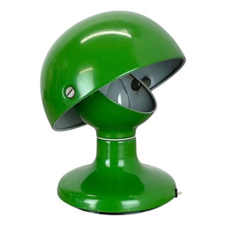 Green Junker Table Lamp attributed to Afra & Tobia Scarpa for Flos, Italy, 1970 For Sale
