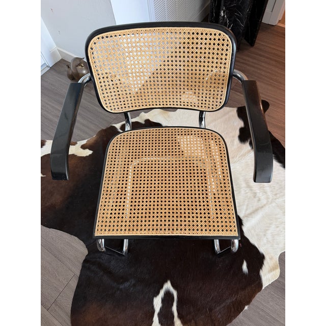 1970s 1970s Knoll Cesca Chair 1970’s by Marcel Bruer W/ Original Knoll Label For Sale - Image 5 of 5