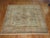 Square Botanical Floral Vintage East Turkestan Rug For Sale In New York - Image 6 of 6