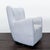 This Pottery Barn Kids lounge chair features a soft grey fabric and a comfortable, supportive design. The chair has a...