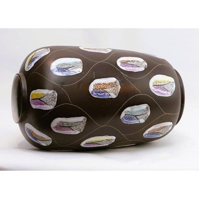 1950s Kongo Floor Vase by Bodo Mans for Bay Keramik, West Germany, 1950s For Sale - Image 5 of 10