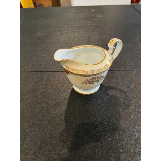 Ceramic Circa 1940s Vintage Noritake Gold Morimura Fine China Dinnerware Set - 91 Pieces For Sale - Image 7 of 9