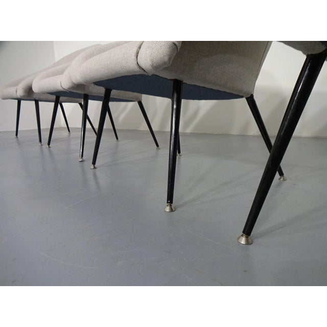 Beige Mid-Century Modern Italian Chair, 1960s For Sale - Image 8 of 10