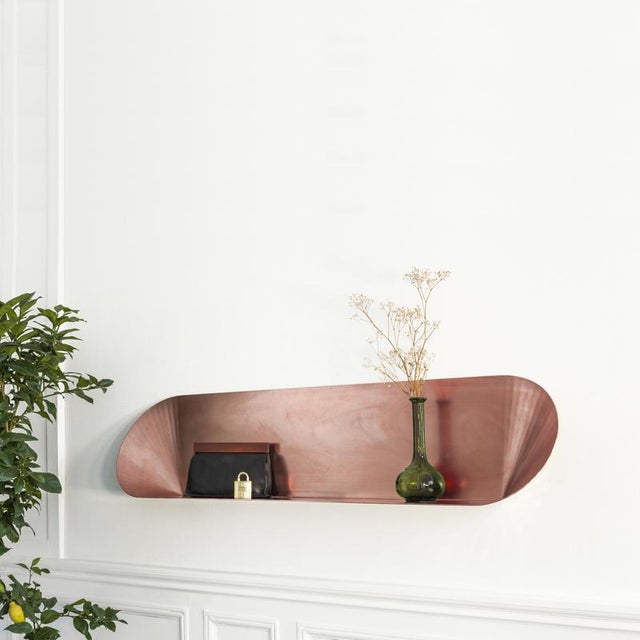 Shell Shelf in Copper by Julien Vidame For Sale - Image 4 of 6