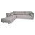 Nomade Grande L-Shaped Sofa in Soft Grey Bouclé from Ligne Roset For Sale - Image 3 of 7