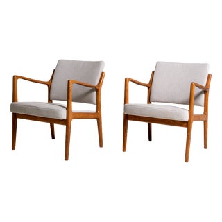 Lounge Chairs by Karl-Erik Ekselius for Joc Möbler, 1960s, Set of 2 For Sale