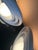 Vintage Mid-Century Modern Art Deco Porcelain Lamps - a Pair For Sale - Image 4 of 9
