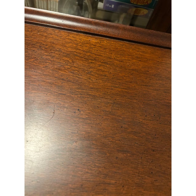 Vintage Queen Anne Mahogany Side or Tea Table For Sale - Image 11 of 12