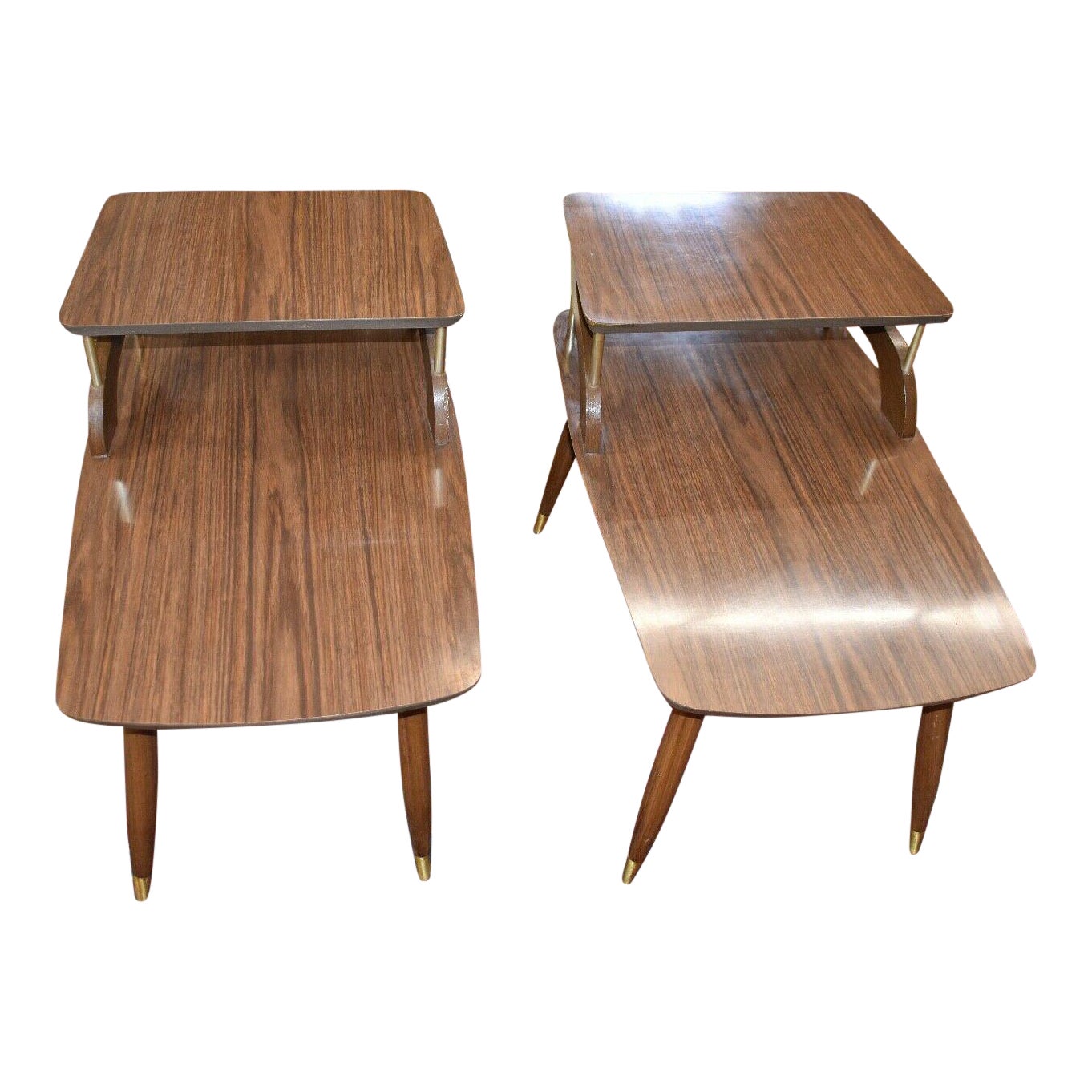 MidCentury End Tables a Pair Chairish