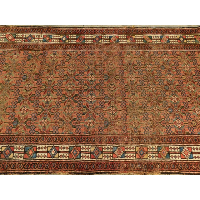 Antique Hand Knotted Persian Sarab Area Rug. 3'3"x 6'7" For Sale - Image 4 of 13