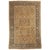 Textile Antique Persian Sultanabad Carpet, Handmade Oriental Rug, Brown, Peach Soft Blue For Sale - Image 7 of 17