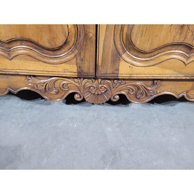 Louis XV Style Low Walnut Sideboard For Sale - Image 5 of 13