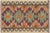 Southwestern Turkish Kilim Gray Beige Hand-Woven Wool Rug For Sale - Image 9 of 9