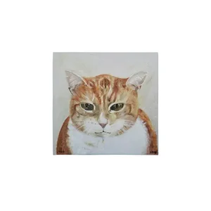 “Jack” Giclee Print of an Oil Portrait of a Red-Tabby by Linda Brush
