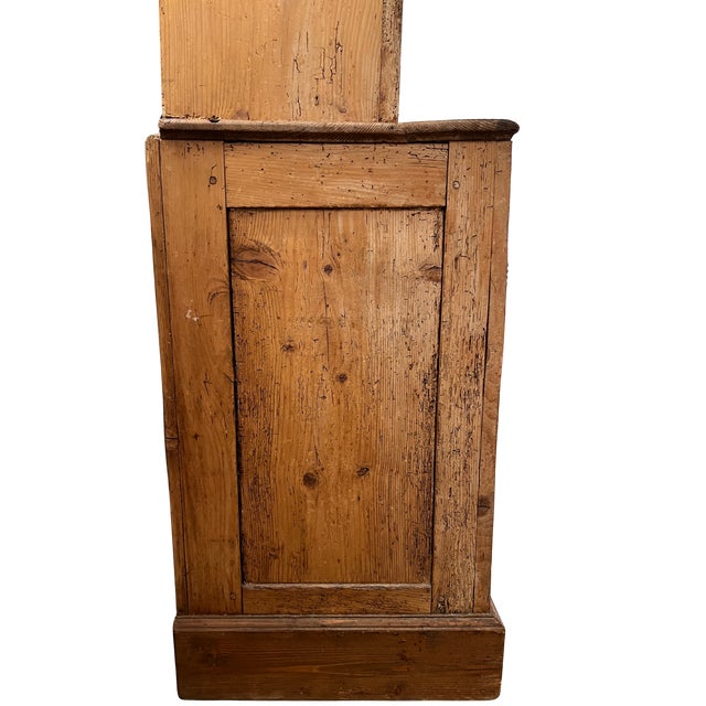 19th Century Irish Pine Bookcase Cabinet or Hutch For Sale - Image 11 of 14