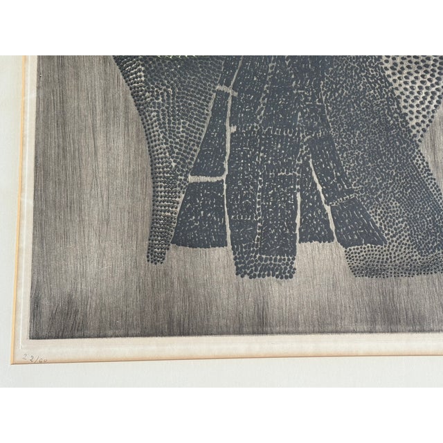 Black Arthur Luiz Piza (Brazilian, 1928-2017) Etching 1961 For Sale - Image 8 of 15