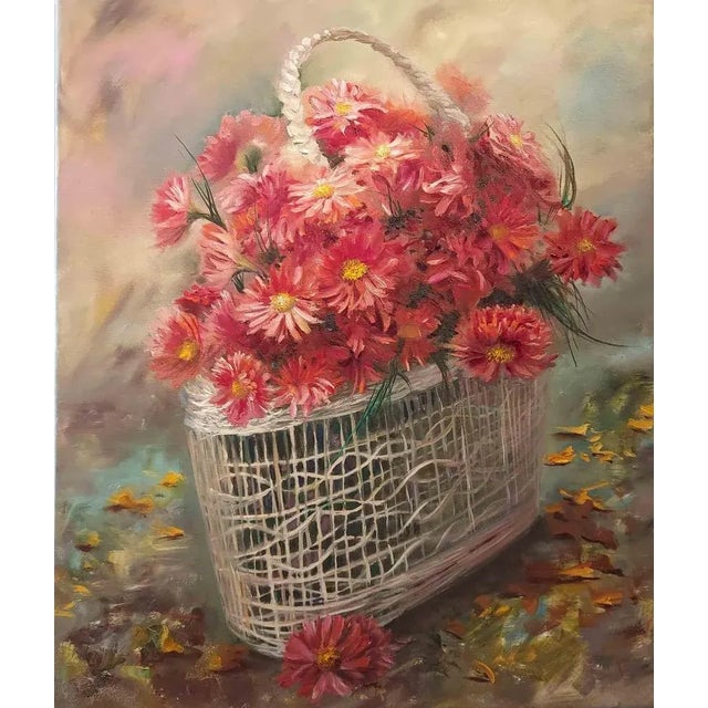 Original oil painting on canvas, realized by Elena Mardashova in 2023. Perfect condition. This piece is attributed to the...