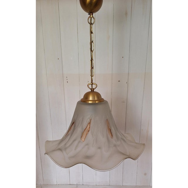 Vintage Hanging Lamp by Doria-Leuchten, 1970s For Sale - Image 4 of 9