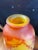 Emile Galle acid-etched Cameo Glass Vase. Technique involves multiple layers of colored glass, with designs created by...