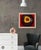 Late 20th Century W. Hall "The Circle" Original Oil Signed Painting For Sale In Seattle - Image 6 of 6