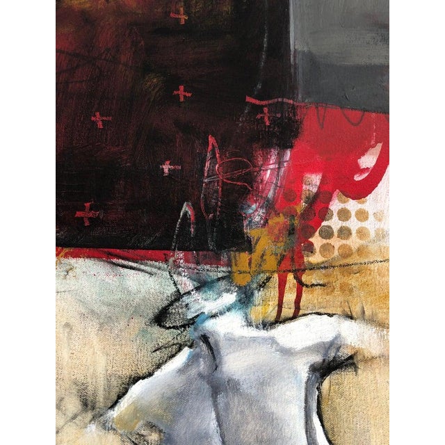 1990s Craig Allen Abstract Nude Figurative Painting Titled "Echo" For Sale - Image 4 of 7