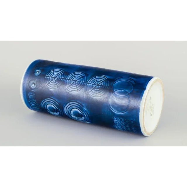 Modernist Ceramic Sarek Vase by Olle Alberius for Rörstrand For Sale - Image 5 of 8