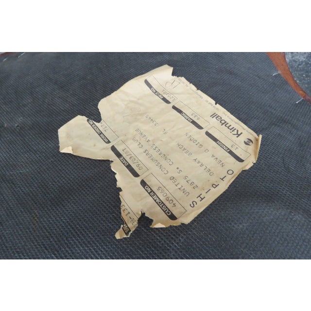 Brown Victorian Kimball Carved Mahogany Sofa and 3 Chairs Set of Four 6220 For Sale - Image 8 of 18