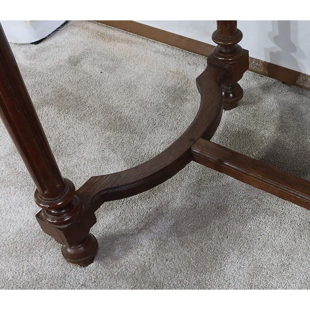 Small Oak Office Table, 1920 For Sale - Image 11 of 18