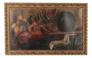 Large Still Life, 1910, Oil on Canvas, Framed