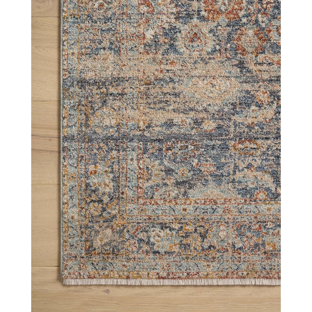 2020s Angela Rose x Loloi Blake Rug Navy / Multi 2'-7" x 13' Runner Rug For Sale - Image 5 of 8