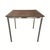 Folding Game Table, Steel and Velvet, Christian Dior Design, 1970s – France Style: Mid-Century, Christian Dior Design...