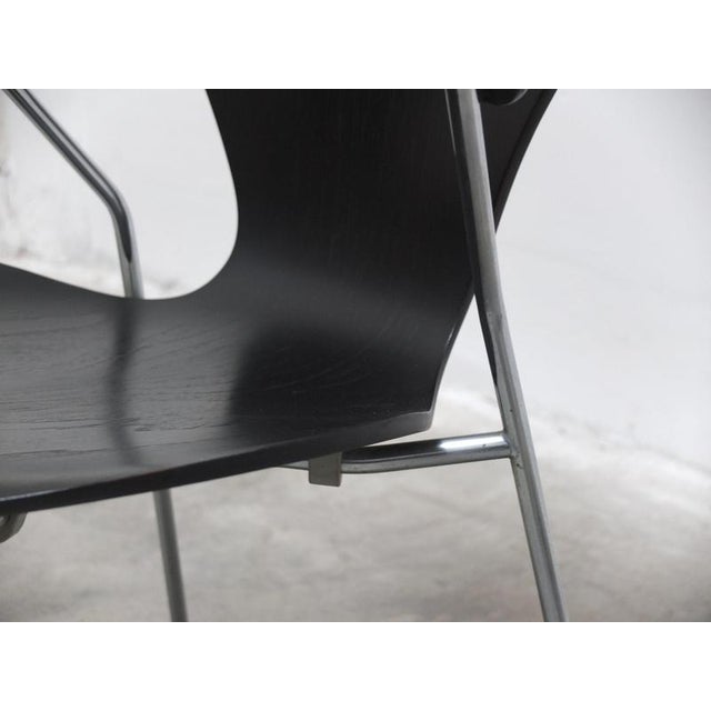 3207 Armchairs by Arne Jacobsen for Fritz Hansen, 1980, Set of 2 For Sale - Image 9 of 16